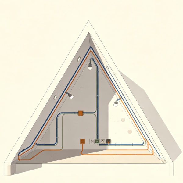 Attic Electrical Installation